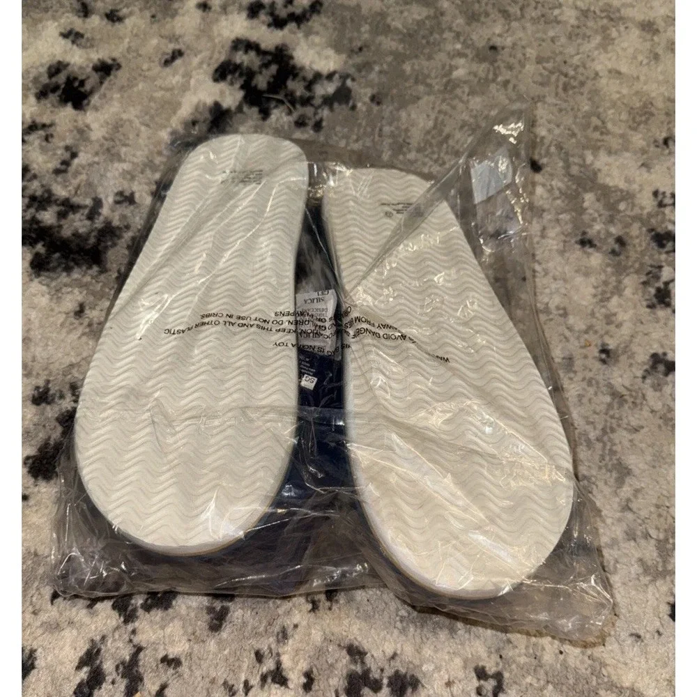 Original Penguin By Munsingwear  Men's Flip Flops Large 11/12 Blue Multi NEW